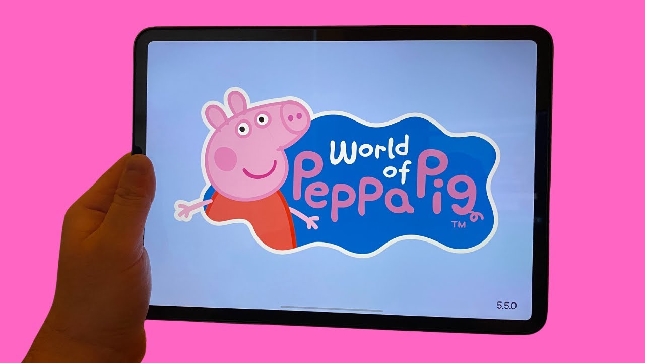 World of Peppa Pig iPad Gameplay Peppa Pig Learning Game YouTube