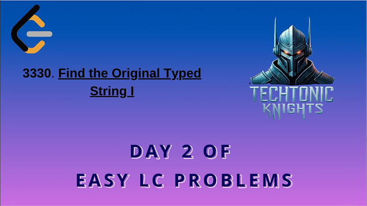 LeetCode 3330 | easy| Find the Original Typed String I | Python code explanation