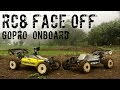 A Race with 2 Team Associated (AE) RC8.2e's, a Muddy RC Track, and a GoPro Onboard!