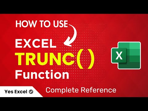 Excel TRUNC Function - Excel TRUNC Formula