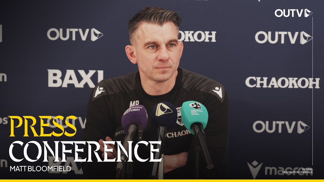 Matt Bloomfield Speaks to the Press Ahead of our Fixture Against Blackburn Rovers | Press Conference