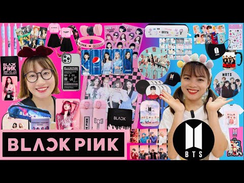 Video Thử Thách Một Ngày Mua Toàn Đồ Có Hình BLACKPINK & BTS... - youtube