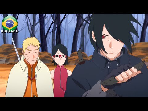 Sasuke vs Shin - Sasuke Uchiha usa Susanoo, Amaterasu e Amenotejikara com Rinnegan | Boruto Dublado