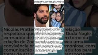 Nicolas Prattes abre o jogo sobre relação de Duda Nagle com sua enteada: ‘ele é um
