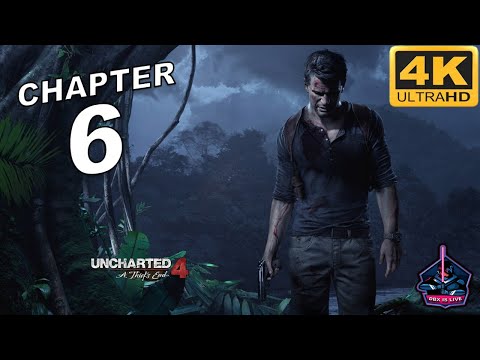 👑 uncharted 4 A thief's end 👉 PART 6 ( Once a Thief ) #gameplay #walkthrough #4kvideo