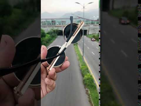 Golden Retro Round Flat Black Lenses Sunglasses