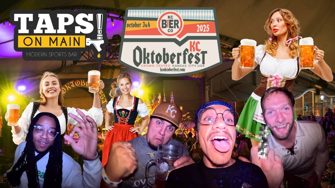 My First Oktoberfest Experience 🍺 Drinks, Burnt Ends & Turkey Legs at Crown Center | KC Vlog
