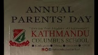 ANNUAL PARENTS DAY KATHMANDU COLUMBUS SCHOOL