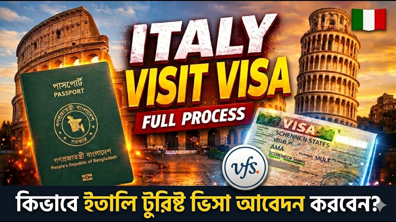 How to Apply for Italy Visit Visa Step-by-Step Guide | Complete Process ...