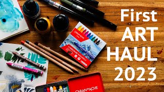 Art Haul 2023 | Mixed Media Supplies Unboxing