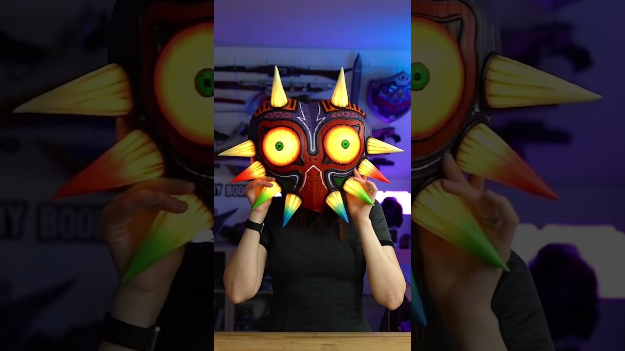 Making a Zelda Mask with Dremel! #cosplay #diycrafts
