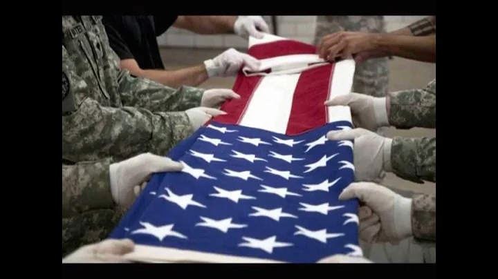 "JUST ANOTHER FOLDED FLAG" by Suzanne Watson
