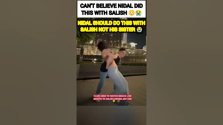 CAN'T BELIEVE Nidal Wonder did this to Salish Matter?😳😭 #nalish #shorts #trending #dance #shortvideo