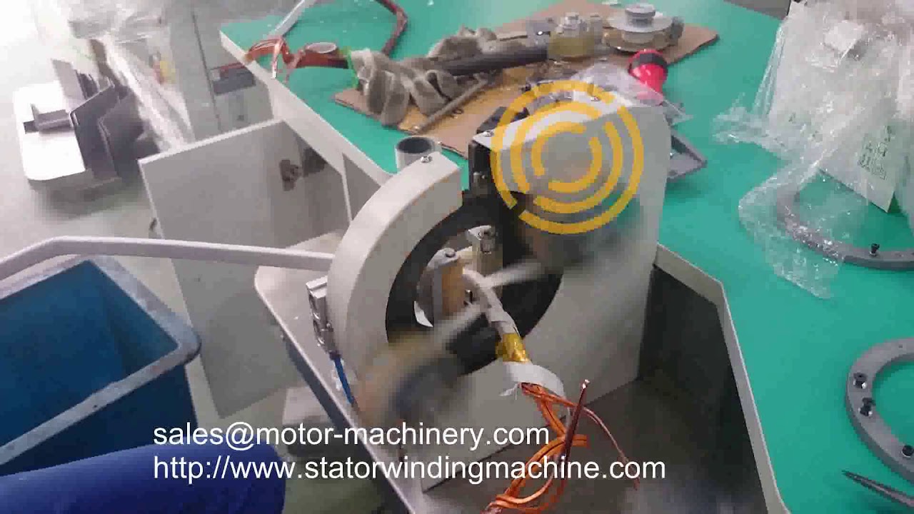 Semi auto Hairpin Taping machine Motor insulation Wind Automation YouTube