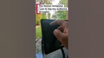 FREE Notion Template for your audience struggles