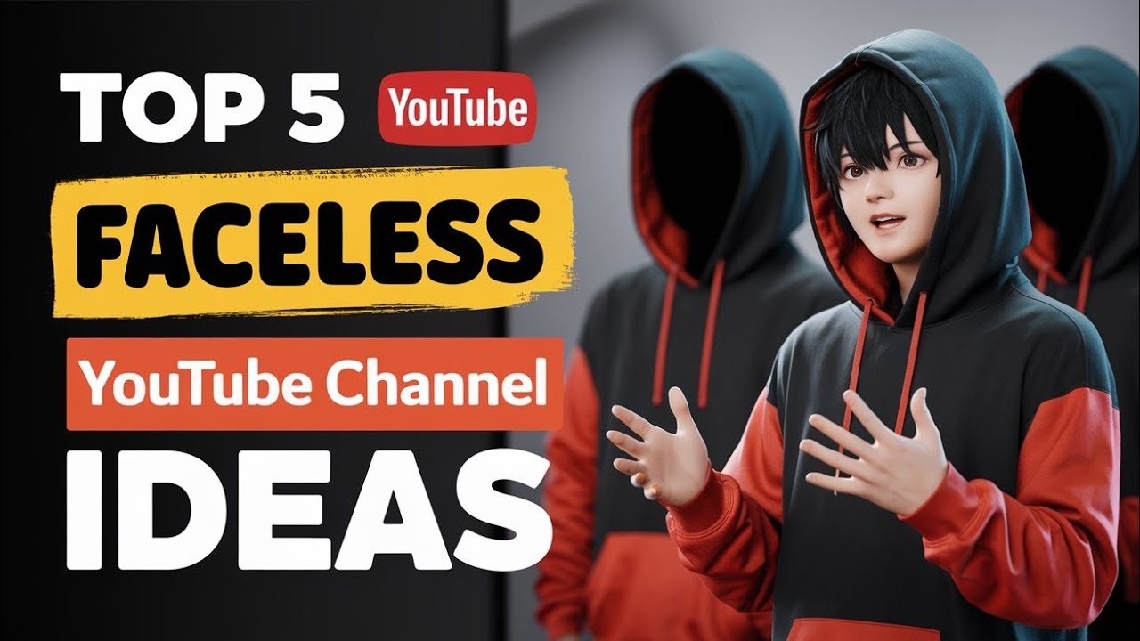 2025 top 5 Faceless YouTube Channel Ideas to Grow & Earn Fast NO SKILLS ...