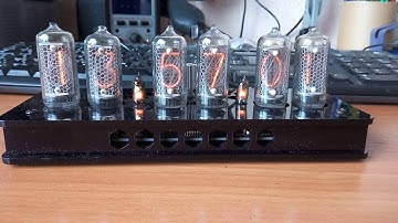 IN-8-2 Nixie clock - spinning numbers