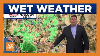 Wet start to the weekend before holiday warm-up