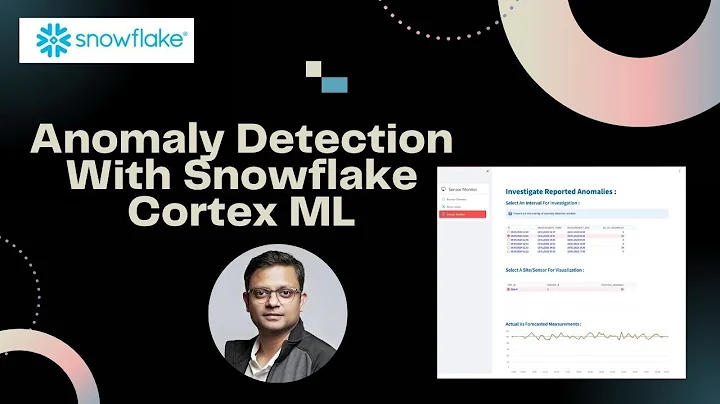 Anomaly Detection App, For SQL Enthusiasts Using Snowflake Cortex ML Function