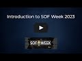 SOF Week 2023: What to expect