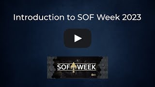 SOF Week 2023: What to expect