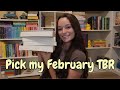 Picking my February TBR… but not by myself 💌✨
