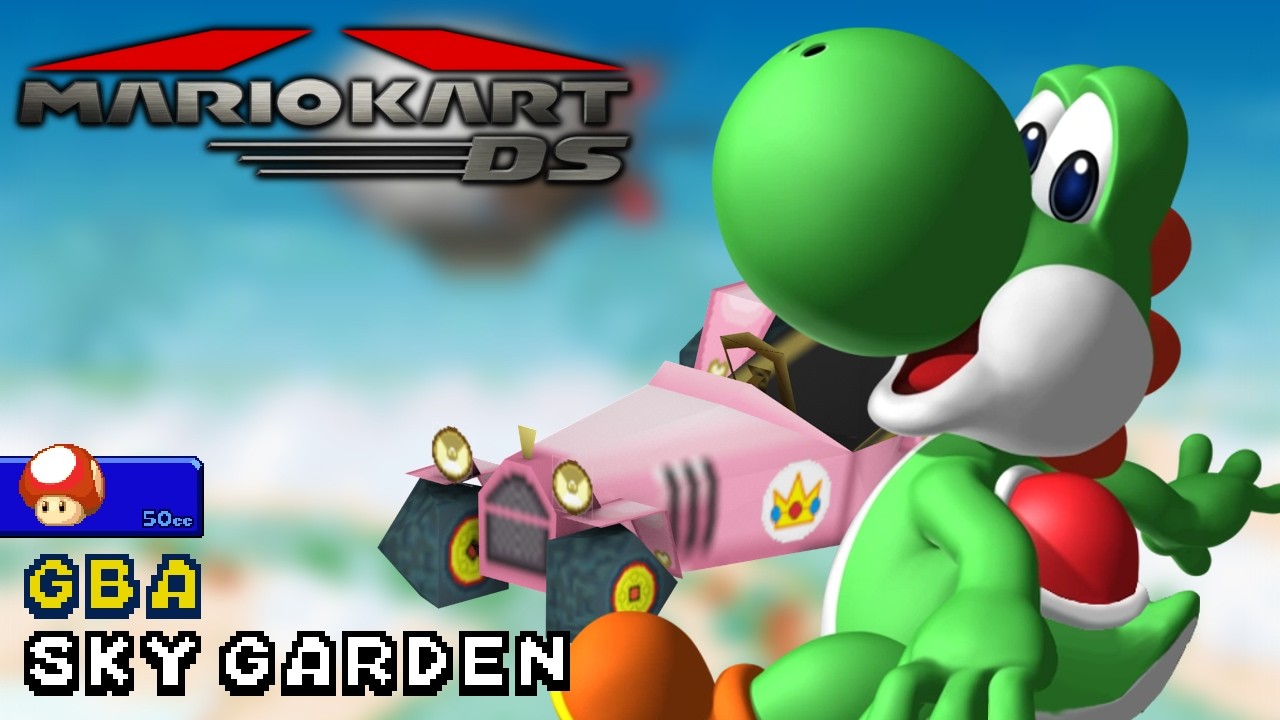 Mario Kart DS - 50cc - Yoshi - Royale - GBA Sky Garden | Ep. 3679