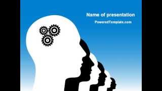Popular Thinking PowerPoint Template by PoweredTemplate.com