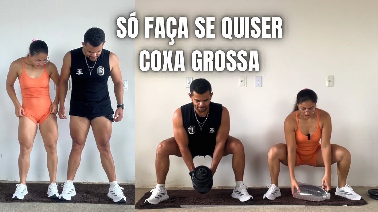 TREINO PARA CRESCER COXA E BUMBUM EM CASA