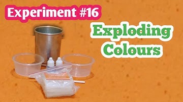 Exploding Colours Science Kit Experiment #16 #explodingcolours #sciencekitsexperiments #experiments