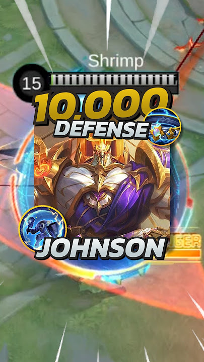 70,000 Shield Johnson! Mobile Legends #mobilelegends #mlbb #gaming #MLBBCreator