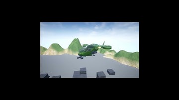 TiltRotor Quadcopter VTOL for Unreal Engine Short version #unrealengine #unrealengine5