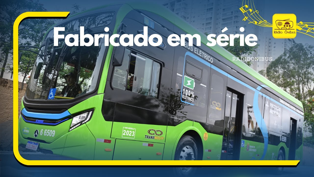 Como é fabricado um ônibus elétrico da Mercedes-Benz