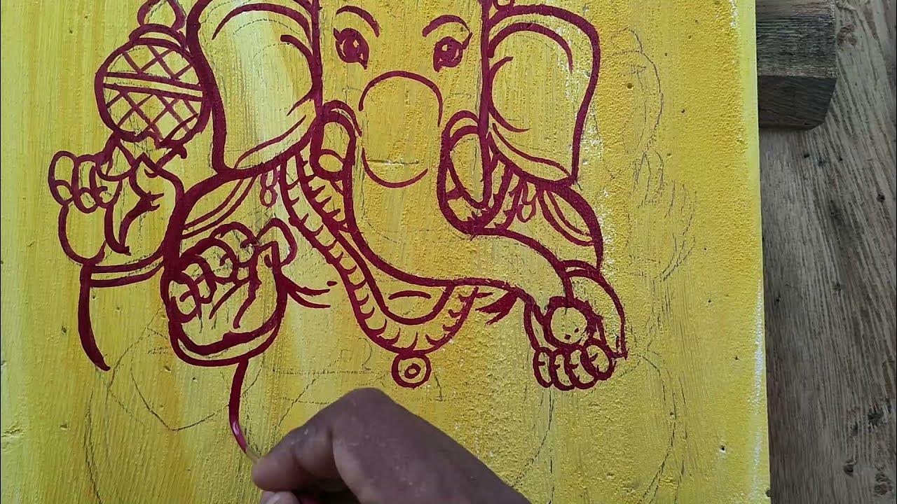 ganesh drawing / Pillayar Chathurthi / Vinayagar Drawing ...