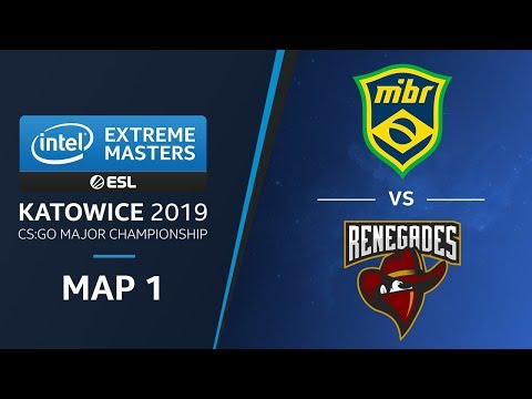CS:GO - MIBR vs. Renegades [Dust2] Map1 - Quarterfinals - Champions Stage - IEM Katowice 2019