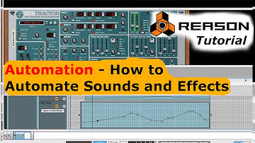 Reason Tutorial - Use Automation to Automate Sounds and Effects