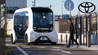 Toyota e-Palette - Autonomous electric vehicle demonstration in Toyota City, Japan