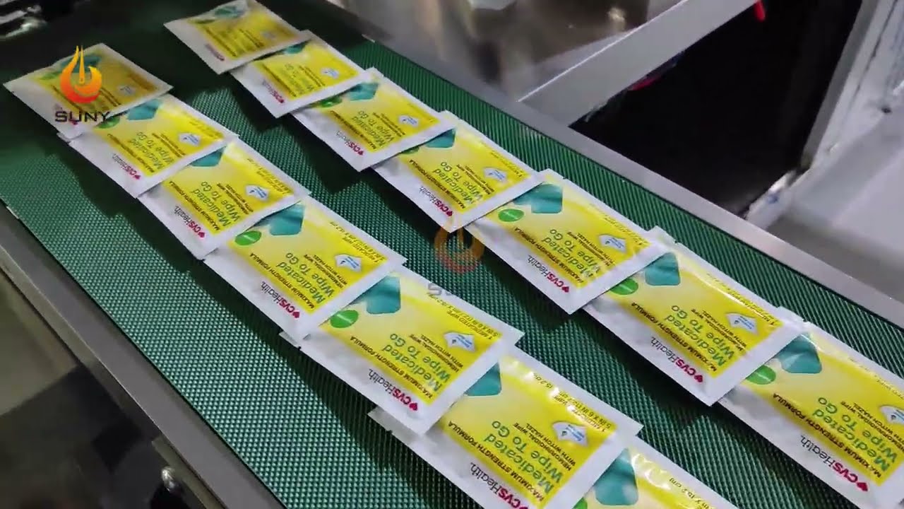 Single Sachet Wet Wipes Machine | Individually Pack Wet Wipes Machine | SUNY Wipes Machine