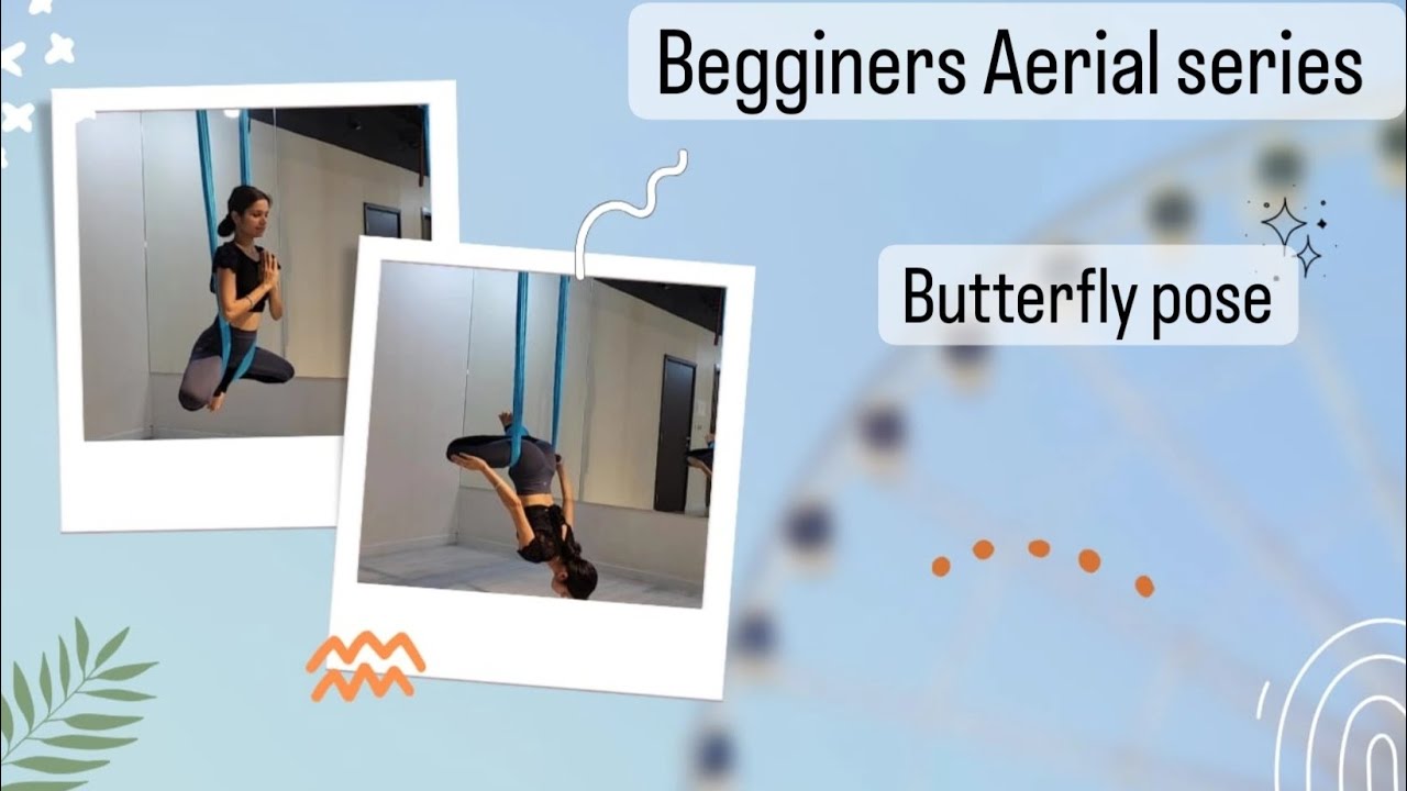 Aerial Yoga Tutorial | Butterfly pose.