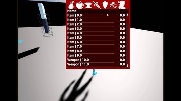 UE4 Inventory Hud test WIP