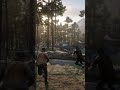 No Escape in the Shooting Zone 💀 Arthur Morgan Fight Scene