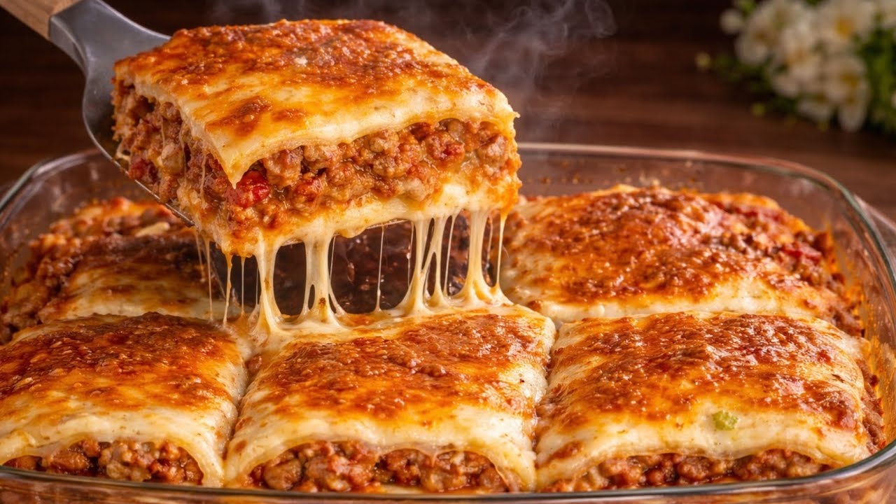 DAS ist die beste Lasagne aller Zeiten! (cremig, saftig & wie beim Italiener)