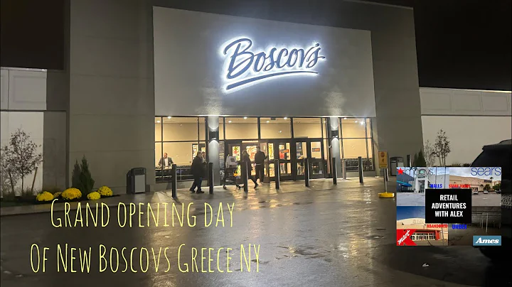 Grand opening day of New Boscovs Mall At Greece Ridge center Greece NY. 