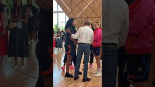 🤩 President Obama visits Paige Bueckers, Angel Reese etc at All-Star | WNBA women's basketball NBA