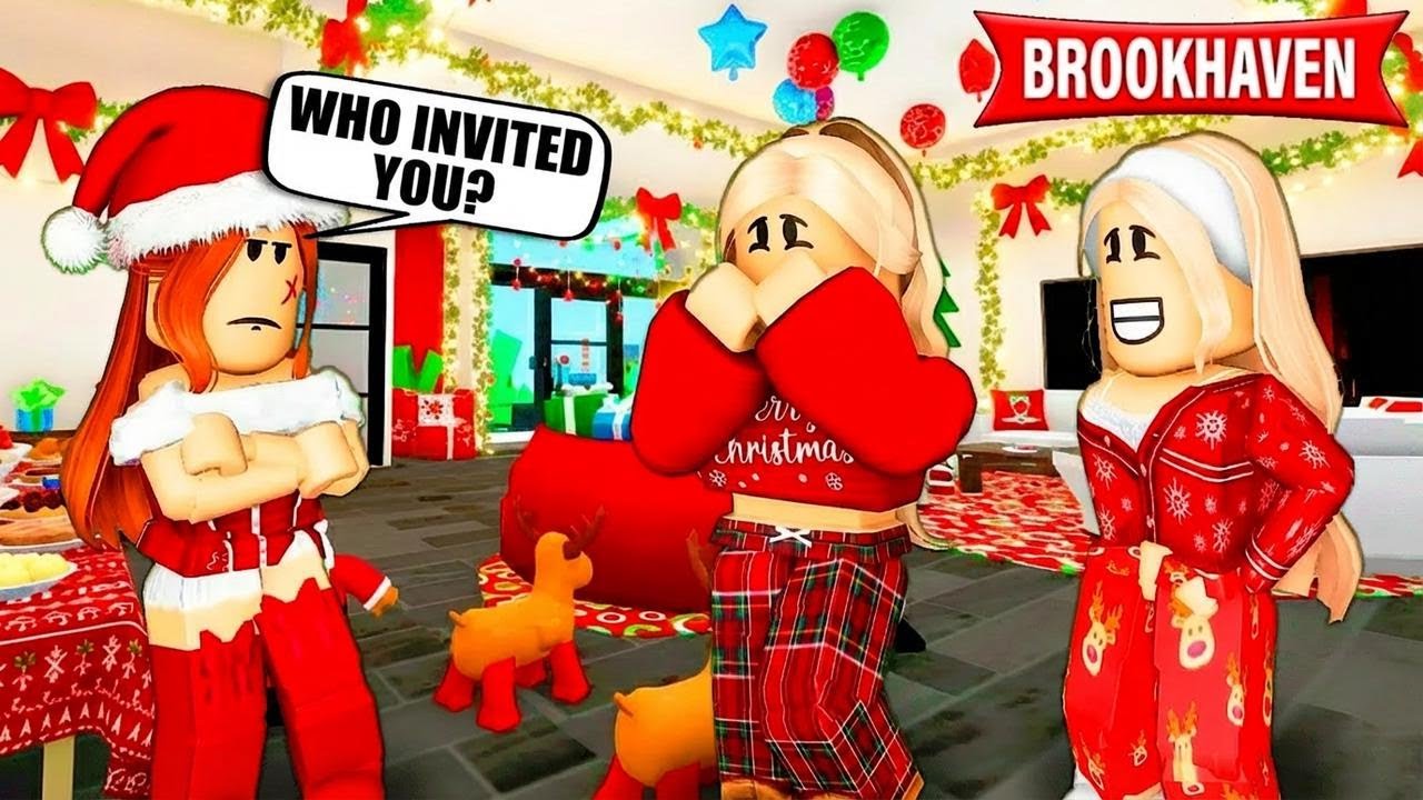 We Snuck Into the Queen Bee’s Secret Christmas Party! | Brookhaven RP ...