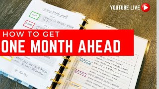 How To Get One Month Ahead on Your Bills