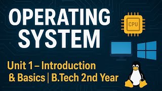 Operating system| lecture 1| with proper notes #btech 2nd year