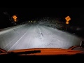 Driving a Light Semi Truck at Night over Vail Pass in a Snow Storm.. I Can't See!!