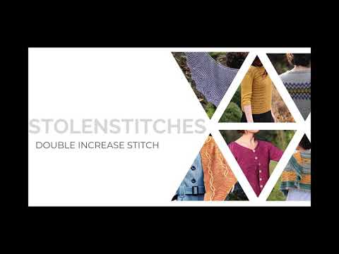 How to Work a Double Increase | Knitting Tutorial by Carol Feller
