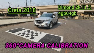 Old creta 2018 android system Diamond 2k 11.5 inch and 360°camera calibration 4gb64gb home delivery 